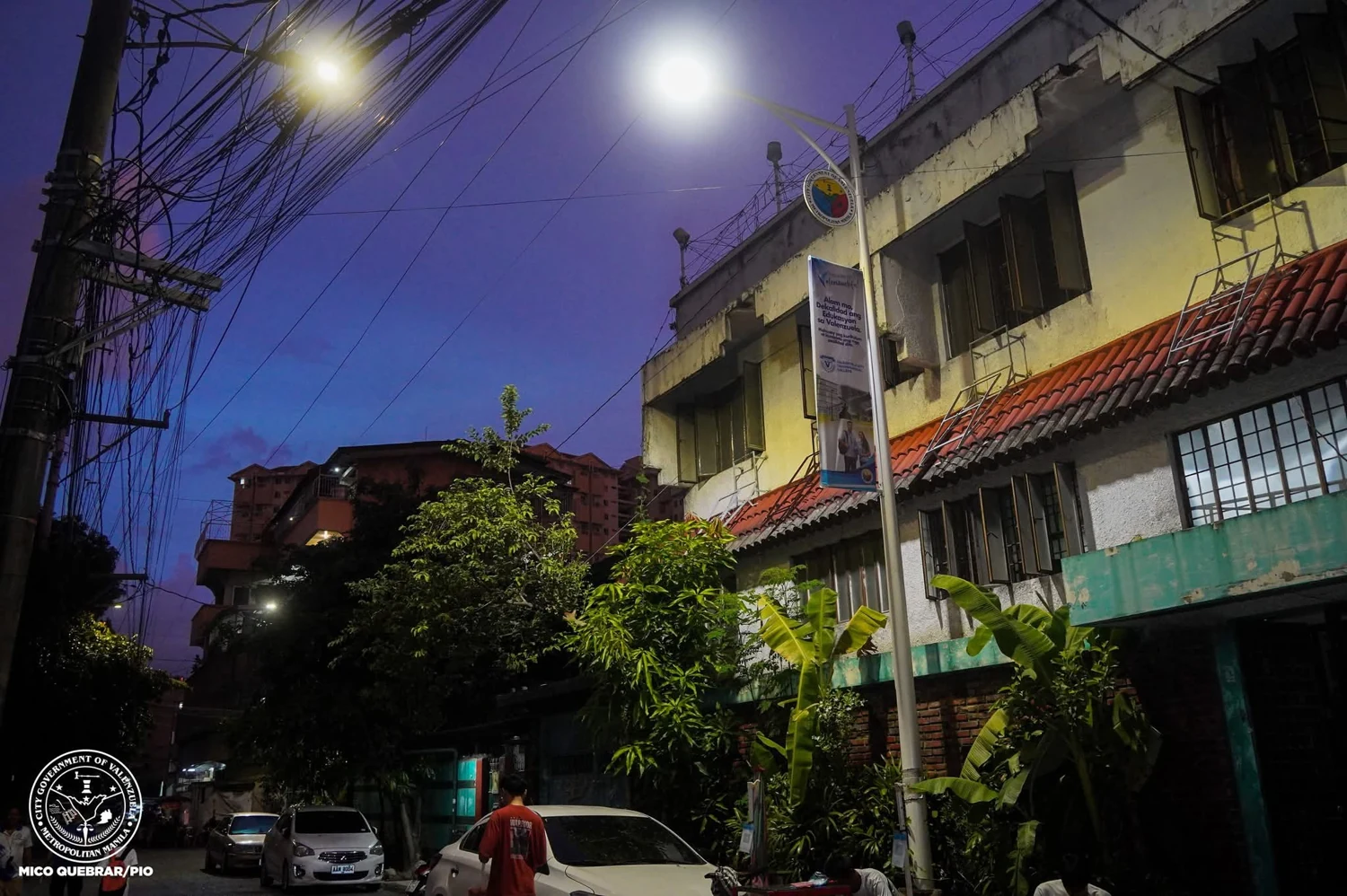 야간 가로등 점등 · Valenzuela City | MICO QUEBRAR/PIO